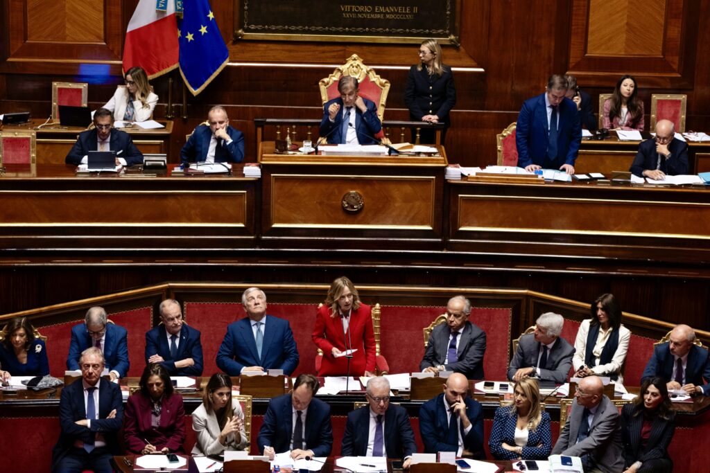 La Presidente del Consiglio Giorgia Meloni interviene in Parlamento - Foto: Governo.it